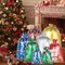 Christmas Gift Bags-42Pcs Drawstring Gift Bags Xmas Christmas Bags with Drawstring for Wrapping Christmas Gifts Presents with Ribbon Ties and Christmas Tags(Large Medium Small Size)